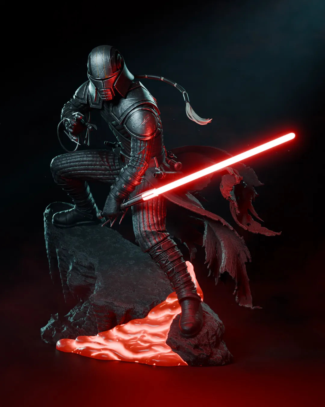 1:12 Dark Force Enforcer | 3D Printed Resin Garage Kit Figure | CA 3D Studios