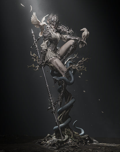 1:12 Lenora Queen of Crows | 3D Printed Resin Garage Kit Figure | CA 3D Studios