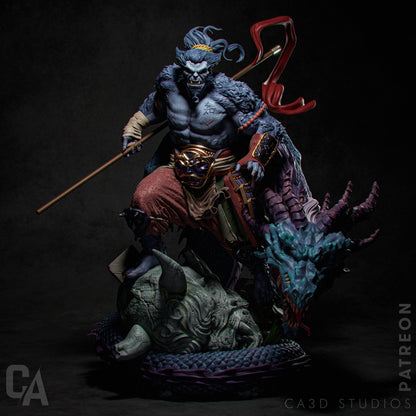 1:12 Beast Samurai | Resin Garage Kit Figure Comic Fan Art | CA 3D Studios