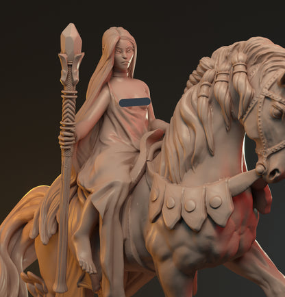 Vivian, Fairy Lady of the Lake | Pin Up Display Statue | Hardwitch Games