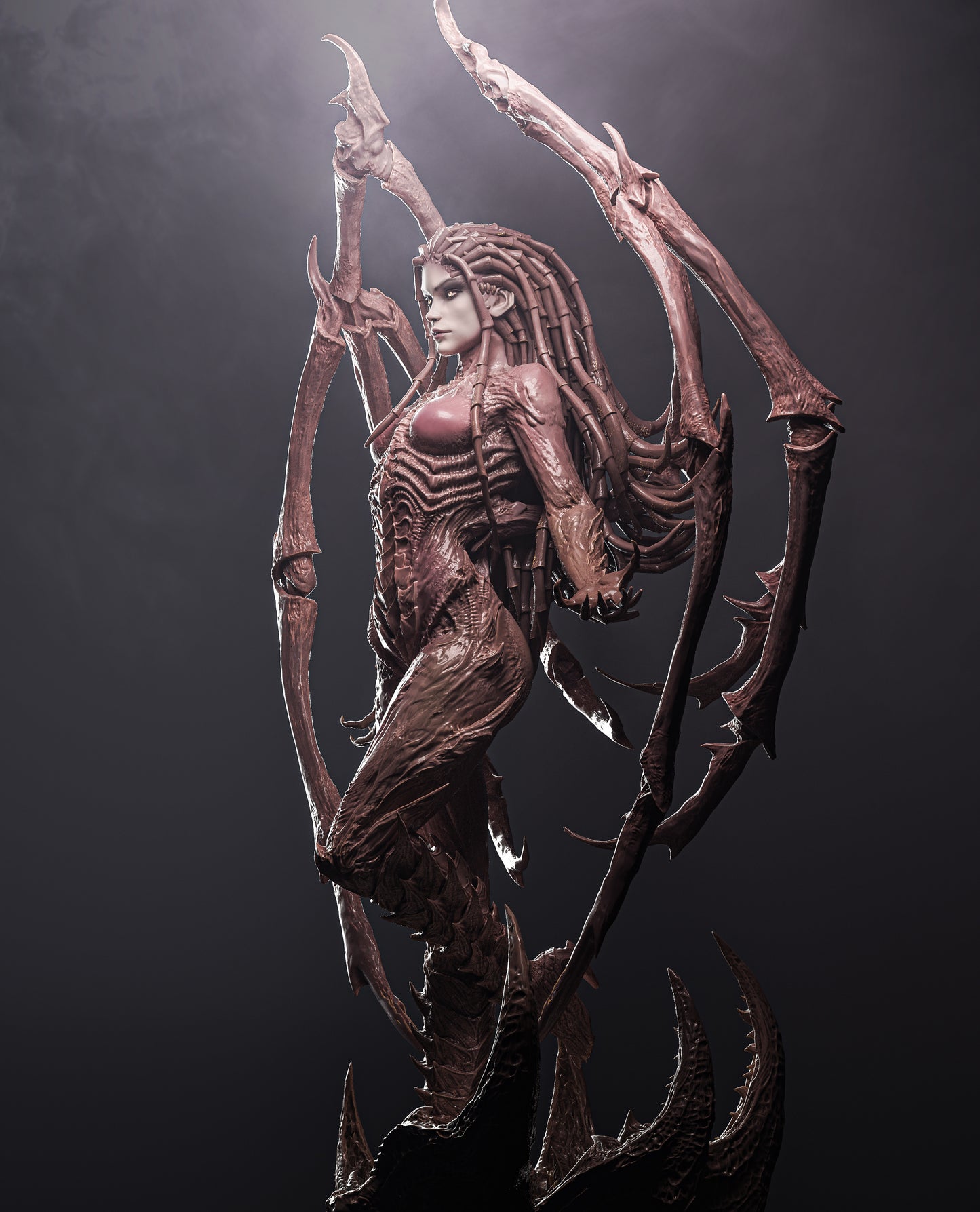 1:12 Alien Hive Queen | 3D Printed Resin Garage Kit Figure | CA 3D Studios