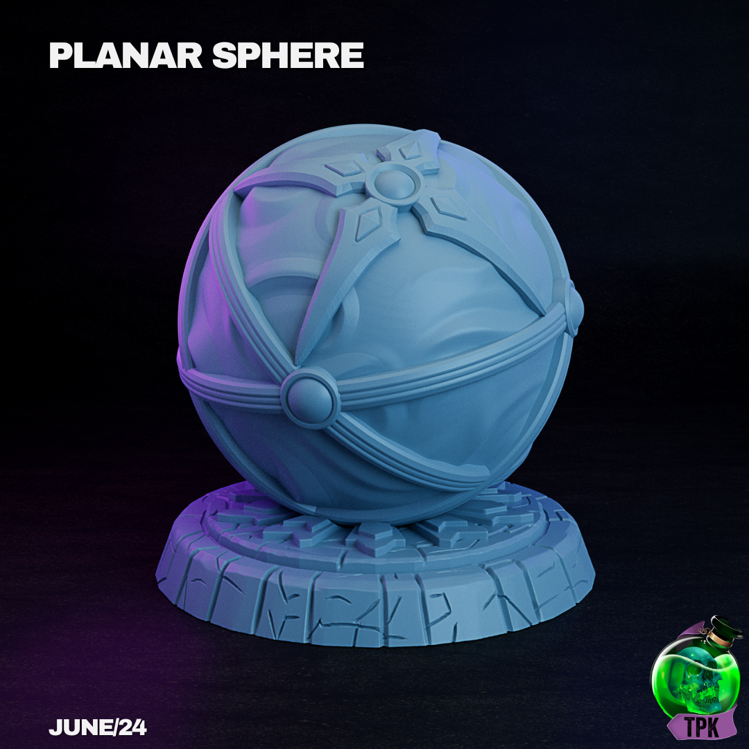 Planar Sphere Scatter | Tabletop Gaming Mini | TPKLab - Tattles Told 3D