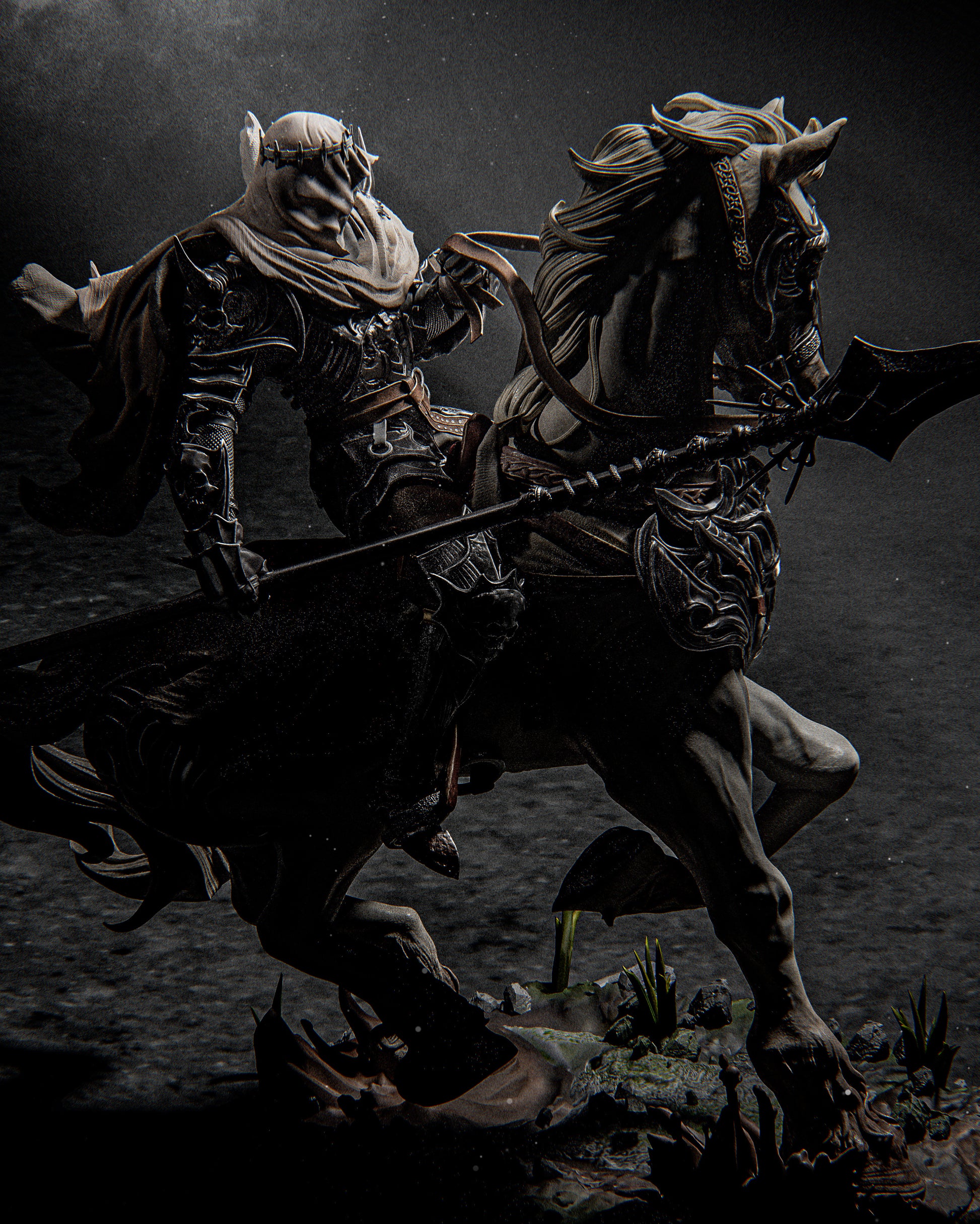 1:12 Knight Dareios | 3D Printed Resin Garage Kit Figure | CA 3D Studios