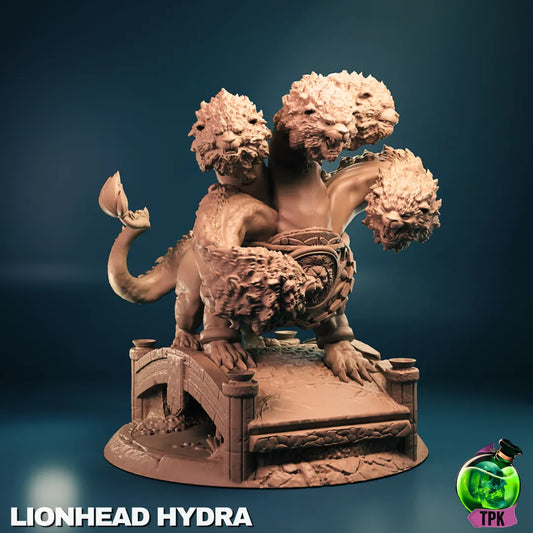 Lionhead Hydra | Tabletop Gaming Mini | TPKLab - Tattles Told 3D