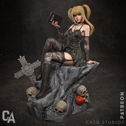 1:12 Idol and Shinigami | 3D Printed Resin Garage Kit Figure | CA 3D Studios