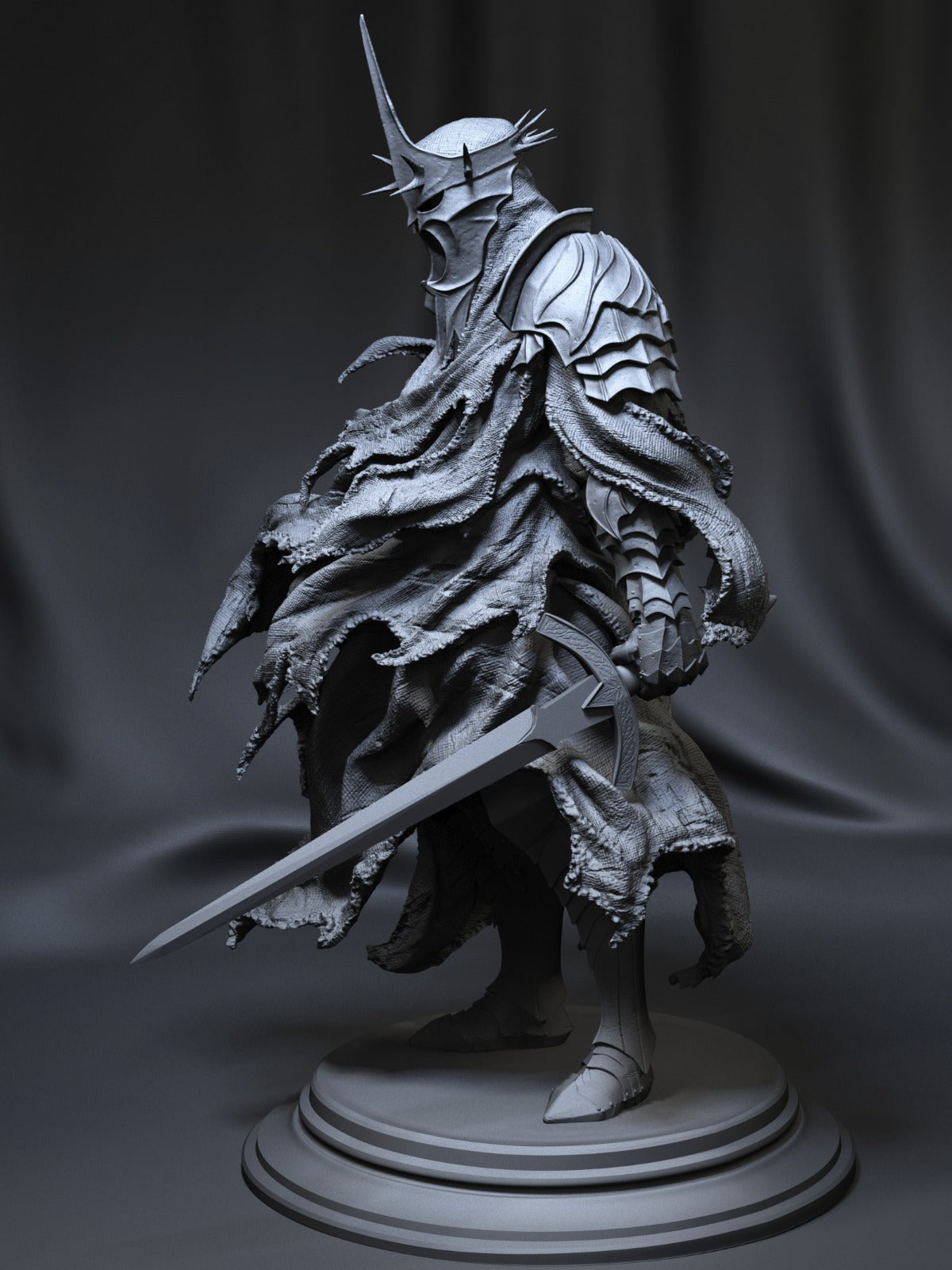 1:12 Witch King | 3D Printed Resin Garage Kit Figure | CA 3D Studios