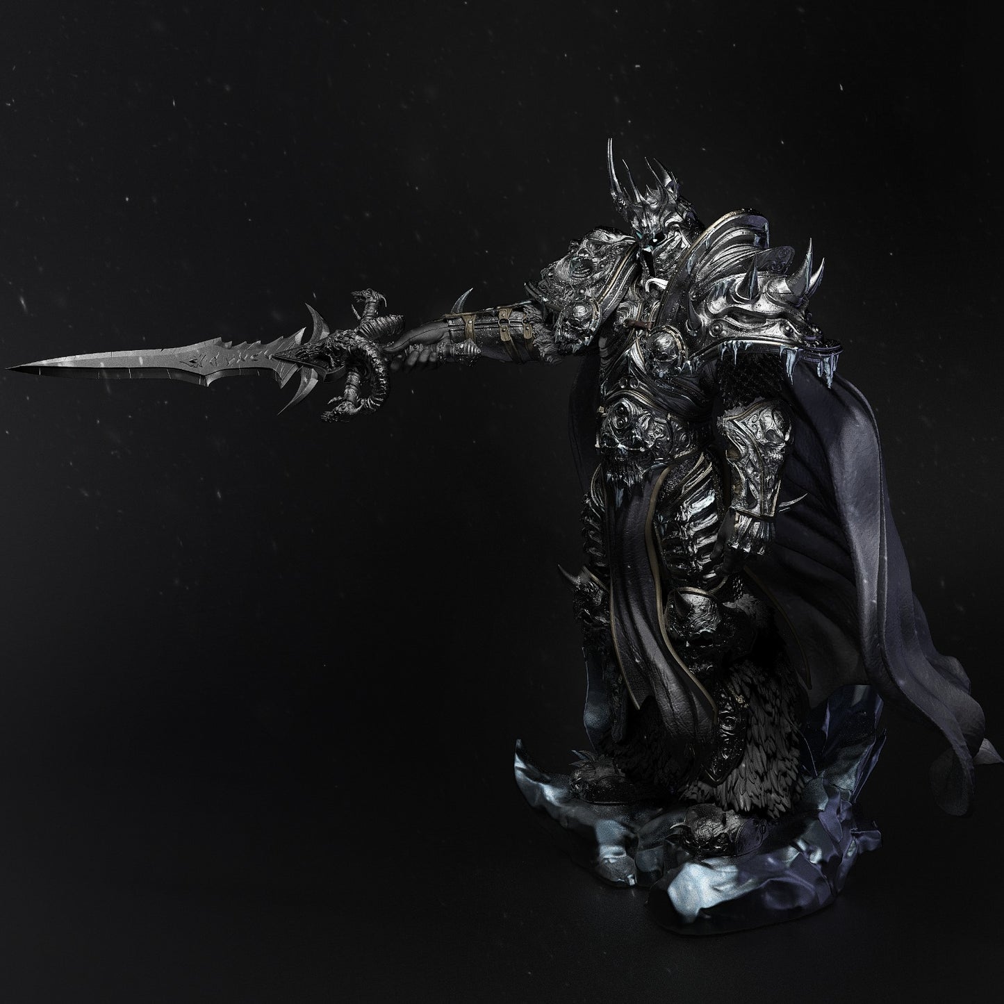 1:12 The Scourge Lord | 3D Printed Resin Garage Kit Figure | CA 3D Studios