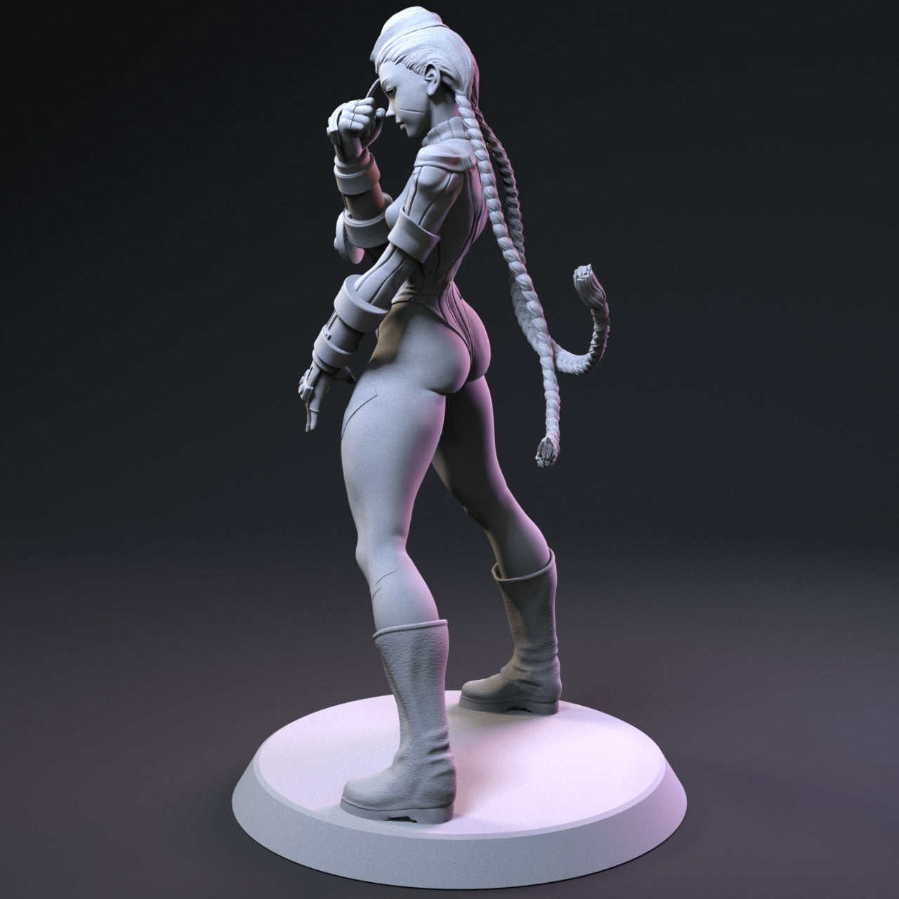 1:12 Close-Combat Fighter | 3D Printed Resin Garage Kit Figure | CA 3D Studios