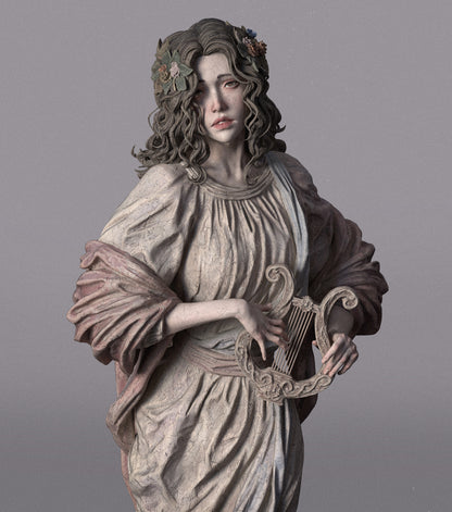 1:12 Muse, Greek Mythology | 3D Printed Resin Garage Kit Figure | CA 3D Studios