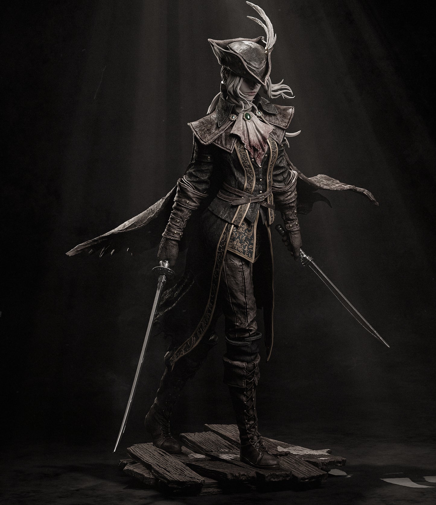 1:12 Elegant Hunter Duelist | 3D Printed Resin Garage Kit Figure | CA 3D Studios