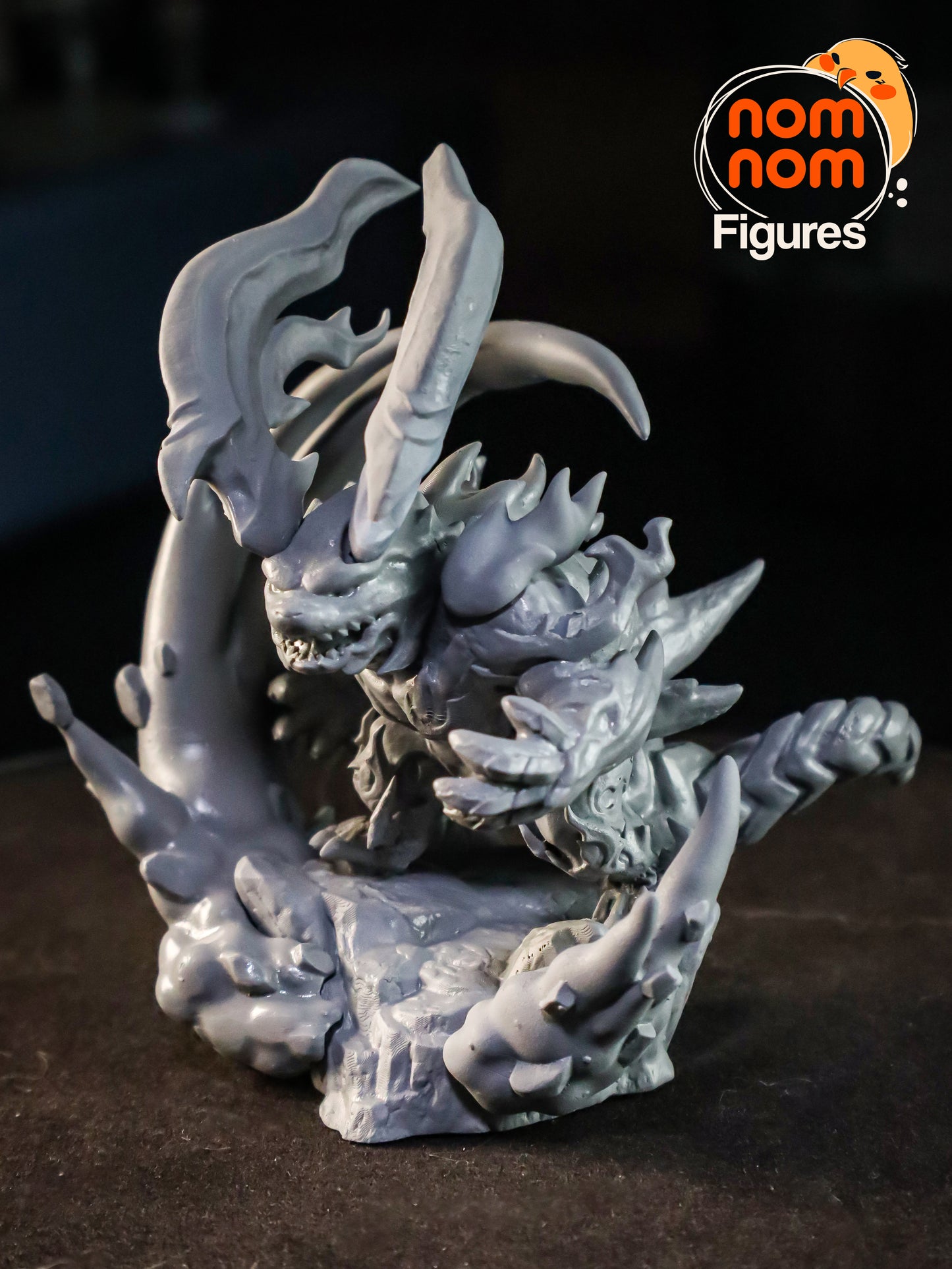 Fiery Esper | Resin Garage Kit Sculpture Anime Video Game Fan Art Statue | Nomnom Figures - Tattles Told 3D