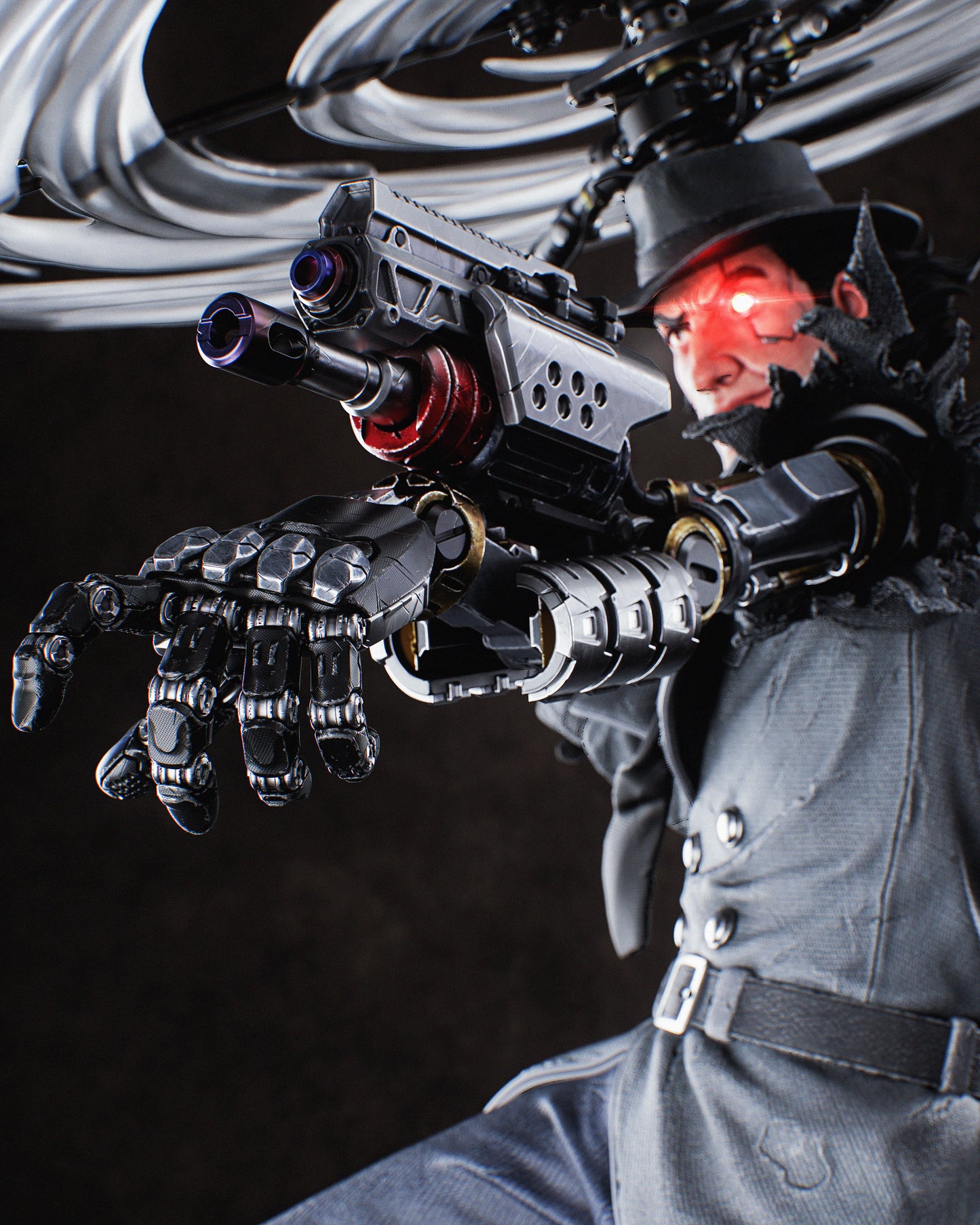 1:12 Go Go Justice | 3D Printed Resin Garage Kit Figure | CA 3D Studios