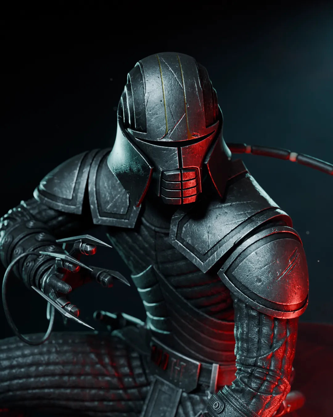 1:12 Dark Force Enforcer | 3D Printed Resin Garage Kit Figure | CA 3D Studios