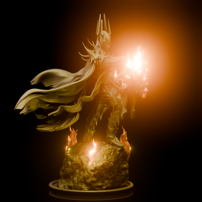 Elf Lords Galdir Elar and Thalionir miniature figures for tabletop gaming by Tattles Told 3D, detailed fantasy characters from Navarrete Studio.