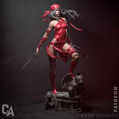 1:12 Scarlet Assassin | 3D Printed Resin Garage Kit Figure | CA 3D Studios