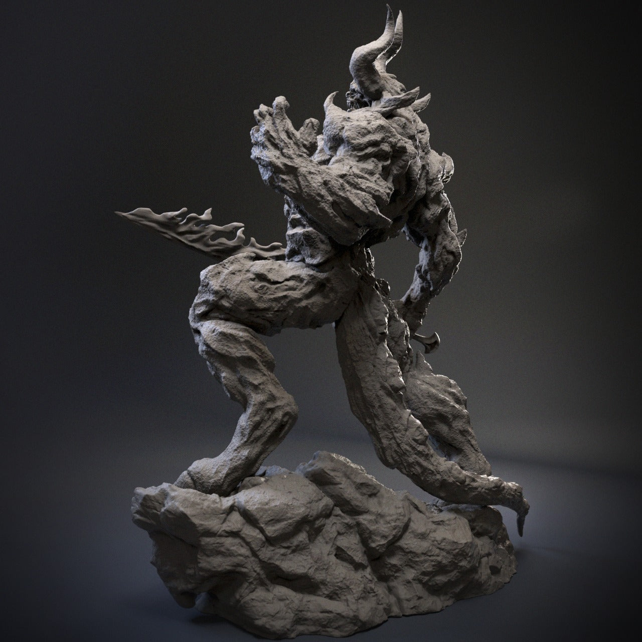 1:12 Norse Fire Giant Surtur | 3D Printed Resin Garage Kit Figure | CA 3D Studios
