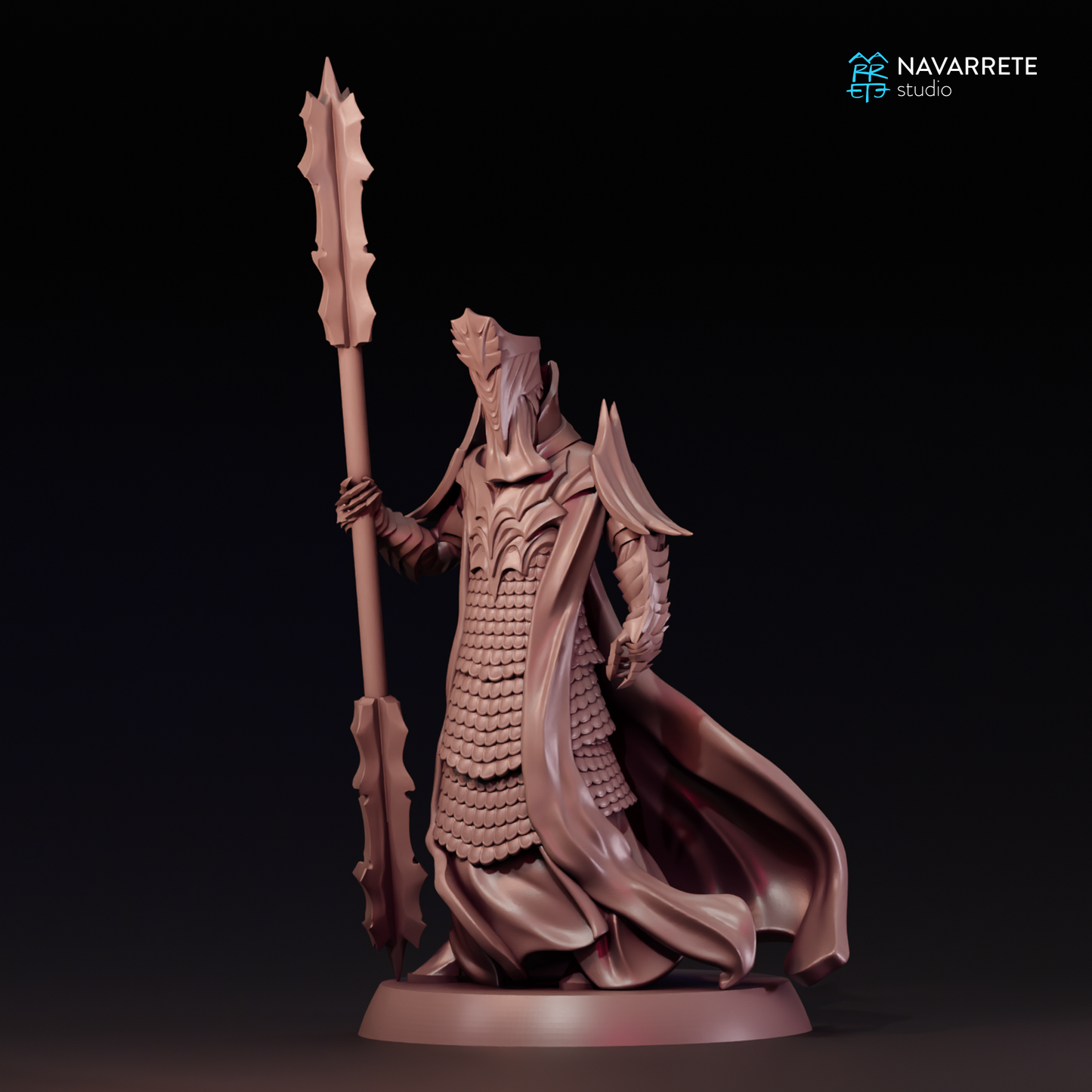 Detailed image of The Nightmare tabletop gaming miniature by Tattles Told 3D, featuring dark, intricate design and mini figure details.