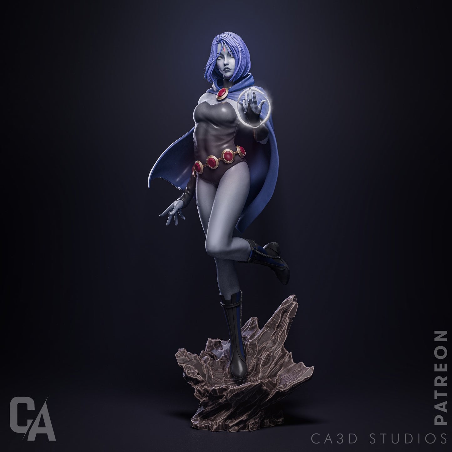 1:12 Shadow Sorceress | 3D Printed Resin Garage Kit Figure | CA 3D Studios