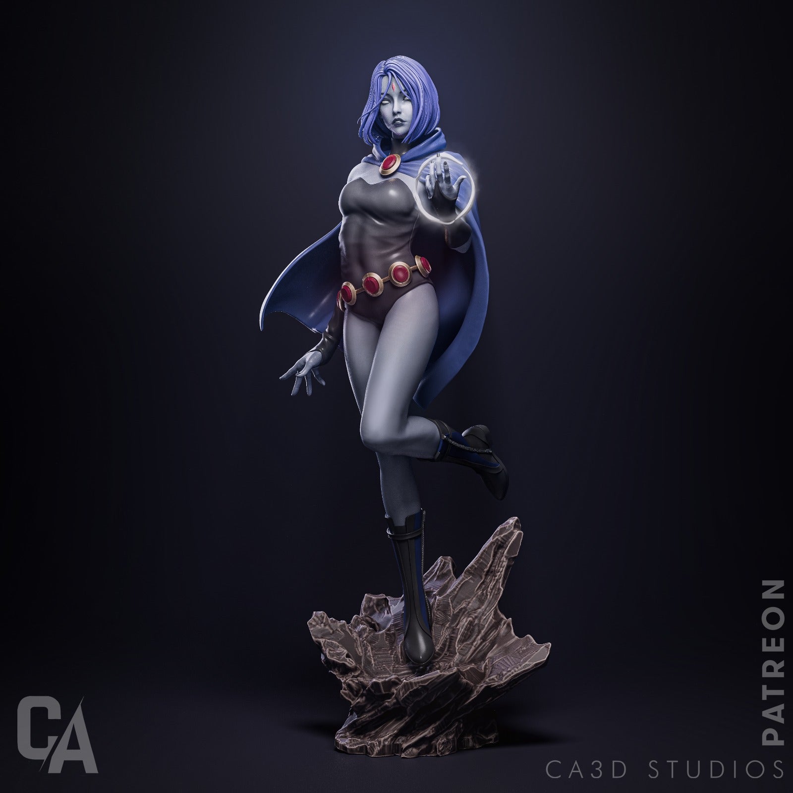 1:12 Shadow Sorceress | 3D Printed Resin Garage Kit Figure | CA 3D Studios