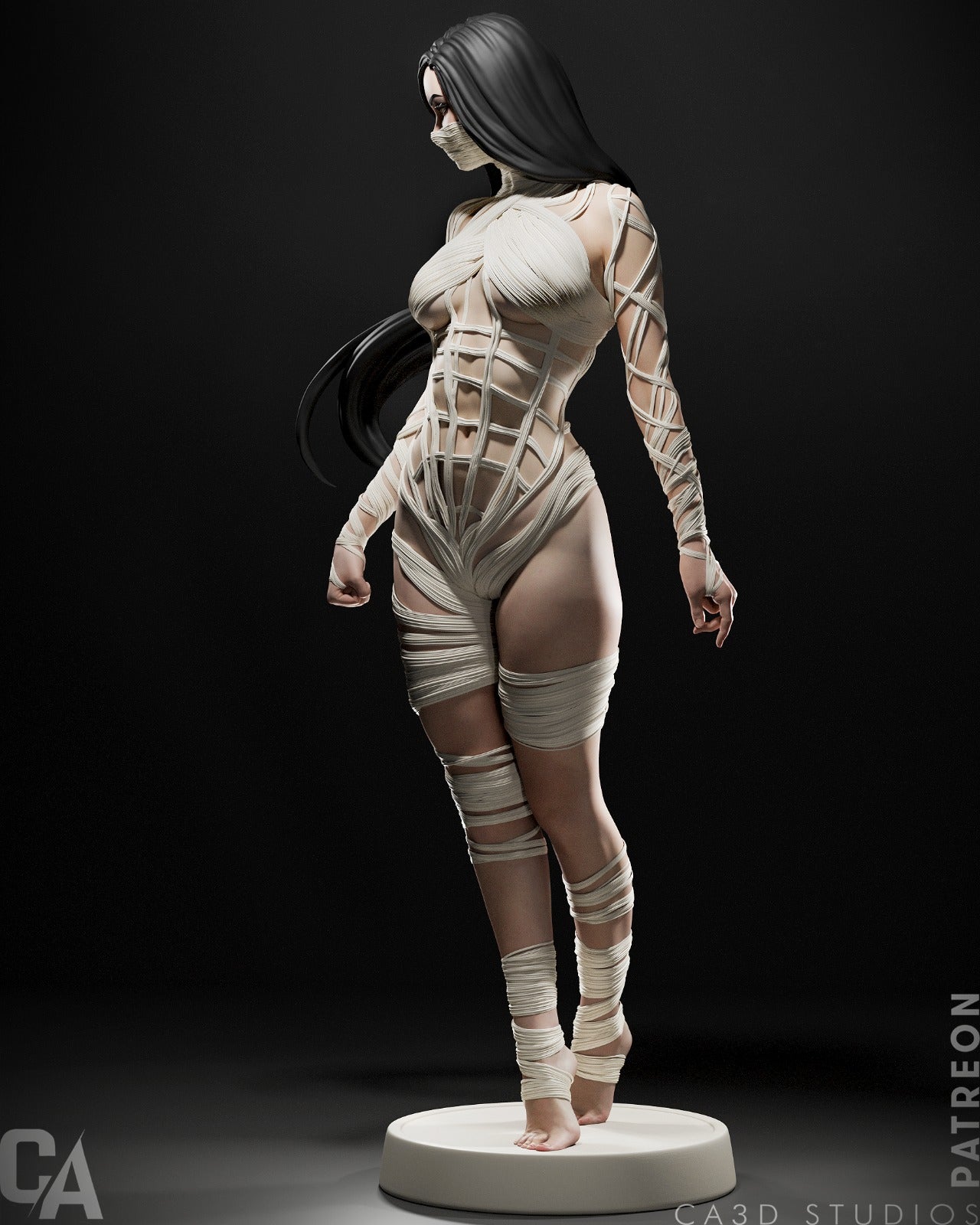 1:12 Agile Webbed Vigilante | 3D Printed Resin Garage Kit Figure | CA 3D Studios