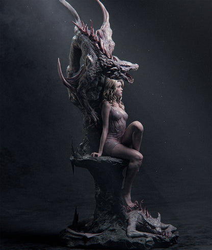 1:12 Elegy of the Wyrm | Resin Garage Kit Original Character | CA 3D Studios