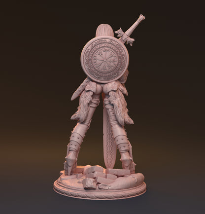 Gaedel and Bastor-Tan, Pin Up Diorama | D&D TTRPG Miniature | Hardwitch Games