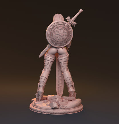 Gaedel and Bastor-Tan, Pin Up Diorama | D&D TTRPG Miniature | Hardwitch Games