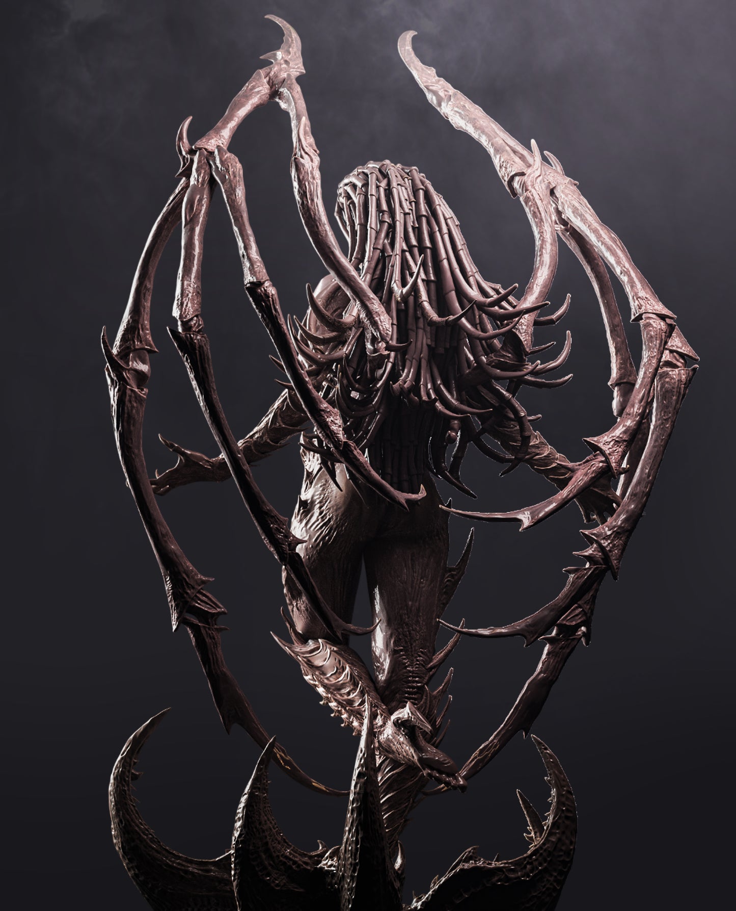 1:12 Alien Hive Queen | 3D Printed Resin Garage Kit Figure | CA 3D Studios
