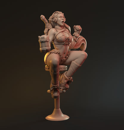 Cheerleader | D&D TTRPG Miniature | Hardwitch Games