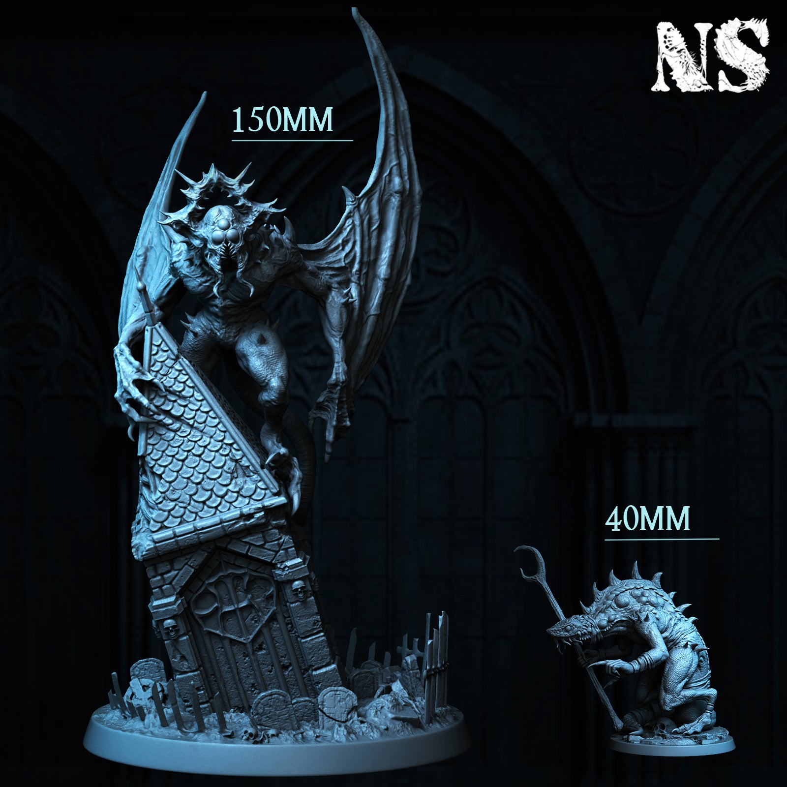Cult of Nyarlathotep Collection 2 | Haunter, Trapezohedron, Mi-Go, Lovecraft, Elder God | D&D Cosmic Horror Fantasy | NS Miniatures