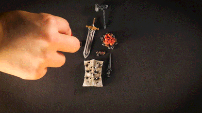 Endless Vault, Weapons, Items, Decor, Terrain | TTRPG Scatter Diorama Kitbashing Miniature | Cast n Play