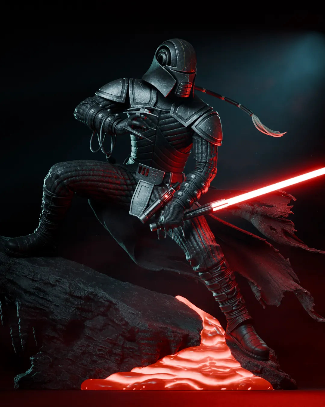 1:12 Dark Force Enforcer | 3D Printed Resin Garage Kit Figure | CA 3D Studios