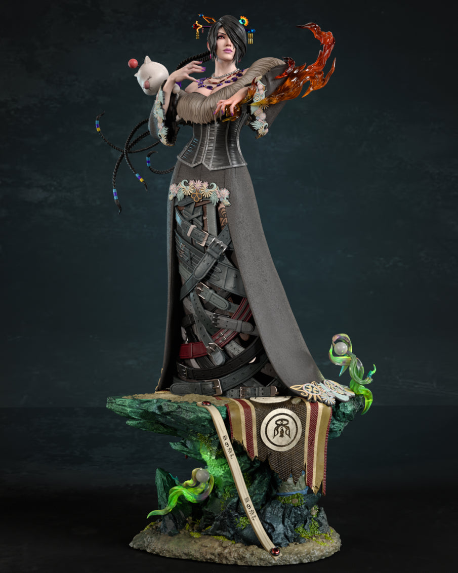1:12 Elemental Sorceress | 3D Print Resin Garage Kit Figure | CA 3D Studios