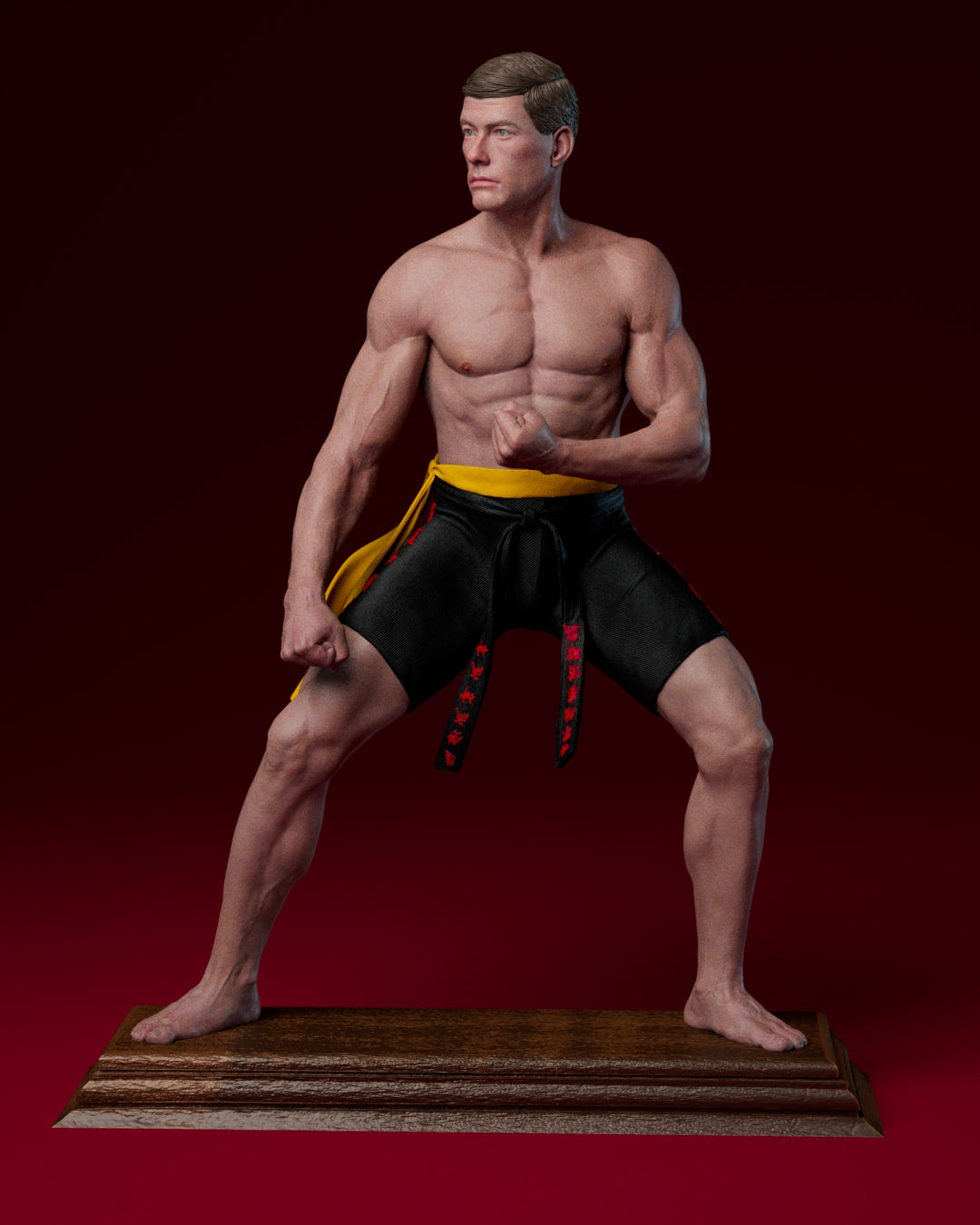 1:12 Underground Tournament Fighter | 3D Printed Resin Garage Kit Figure | CA 3D Studios