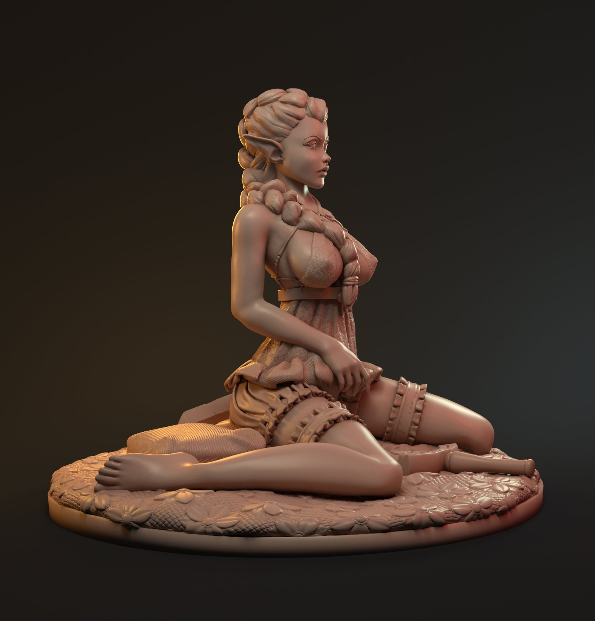 Slave | Pin Up Display Statue | Hardwitch Games