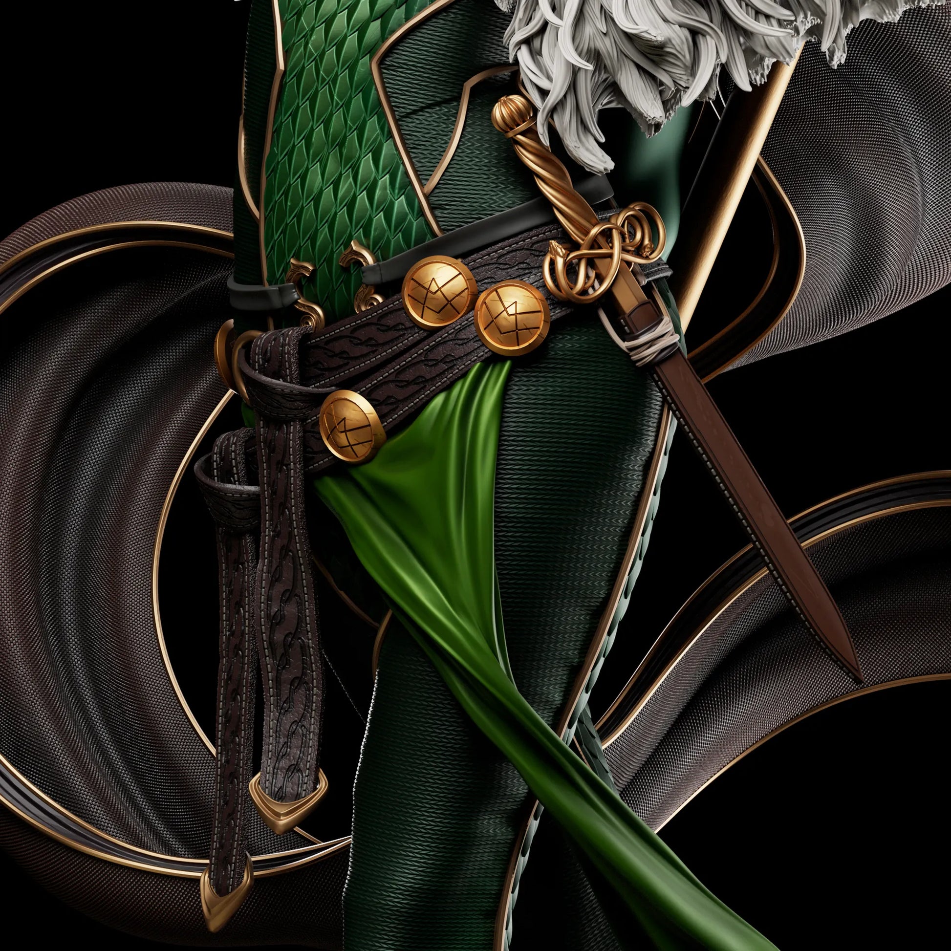 1:12 Trickster Goddess | 3D Printed Resin Garage Kit Figure | CA 3D Studios