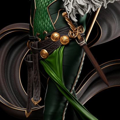 1:12 Trickster Goddess | 3D Printed Resin Garage Kit Figure | CA 3D Studios