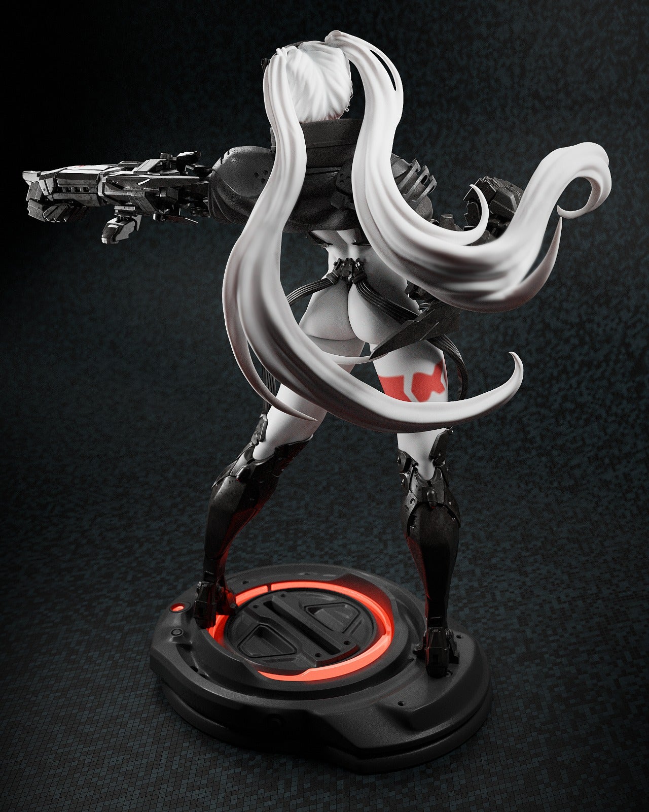 1:12 Cyberpunk Smasher | 3D Printed Resin Garage Kit Figure | CA 3D Studios