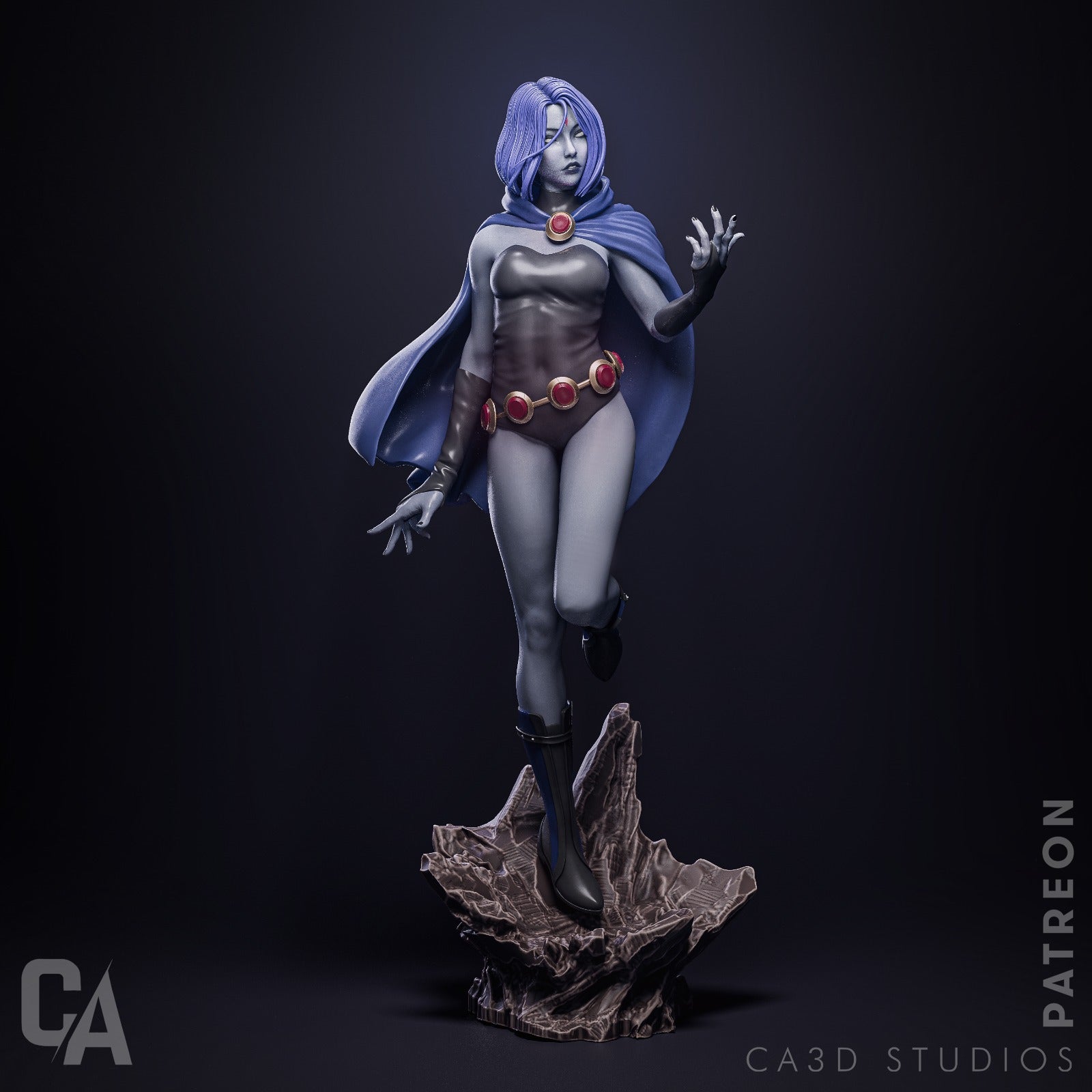 1:12 Shadow Sorceress | 3D Printed Resin Garage Kit Figure | CA 3D Studios