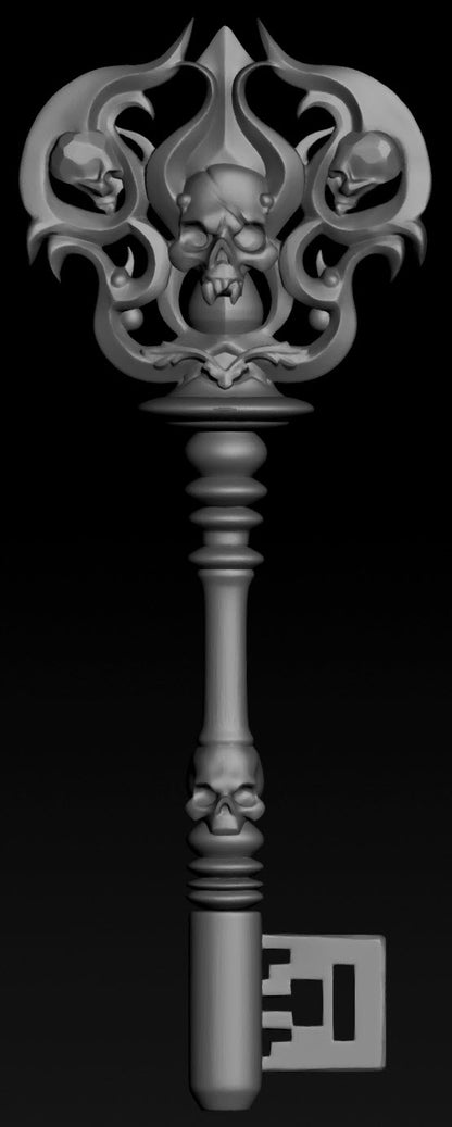 Wicked Hills Asylum Key Set, Props, Decoration | D&D TTRPG Miniature | Great Grimoire