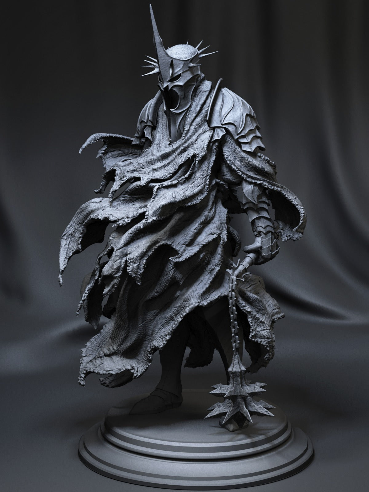 1:12 Witch King | 3D Printed Resin Garage Kit Figure | CA 3D Studios