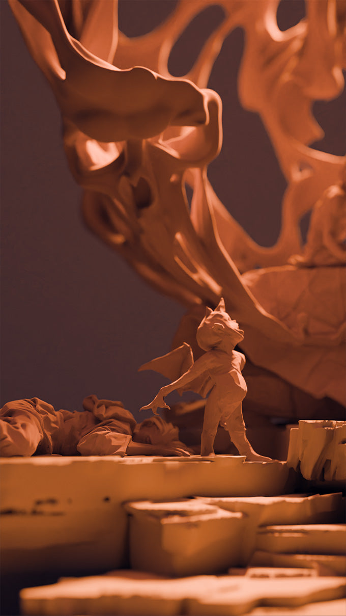 The Infernal Summoning Diorama | Resin Garage Kit Pin Up Figure Statue | Blackthorn Miniatures