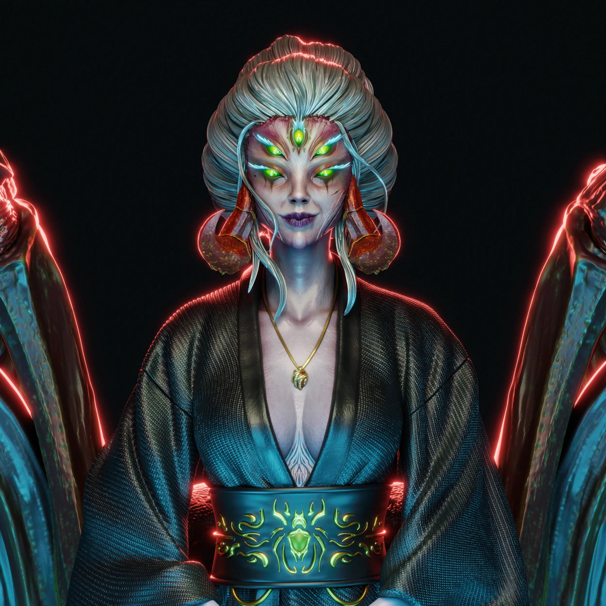 1:12 Queen Spider | 3D Printed Resin Garage Kit Figure | CA 3D Studios