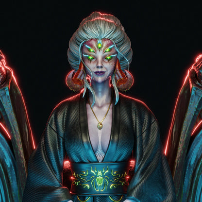 1:12 Queen Spider | 3D Printed Resin Garage Kit Figure | CA 3D Studios