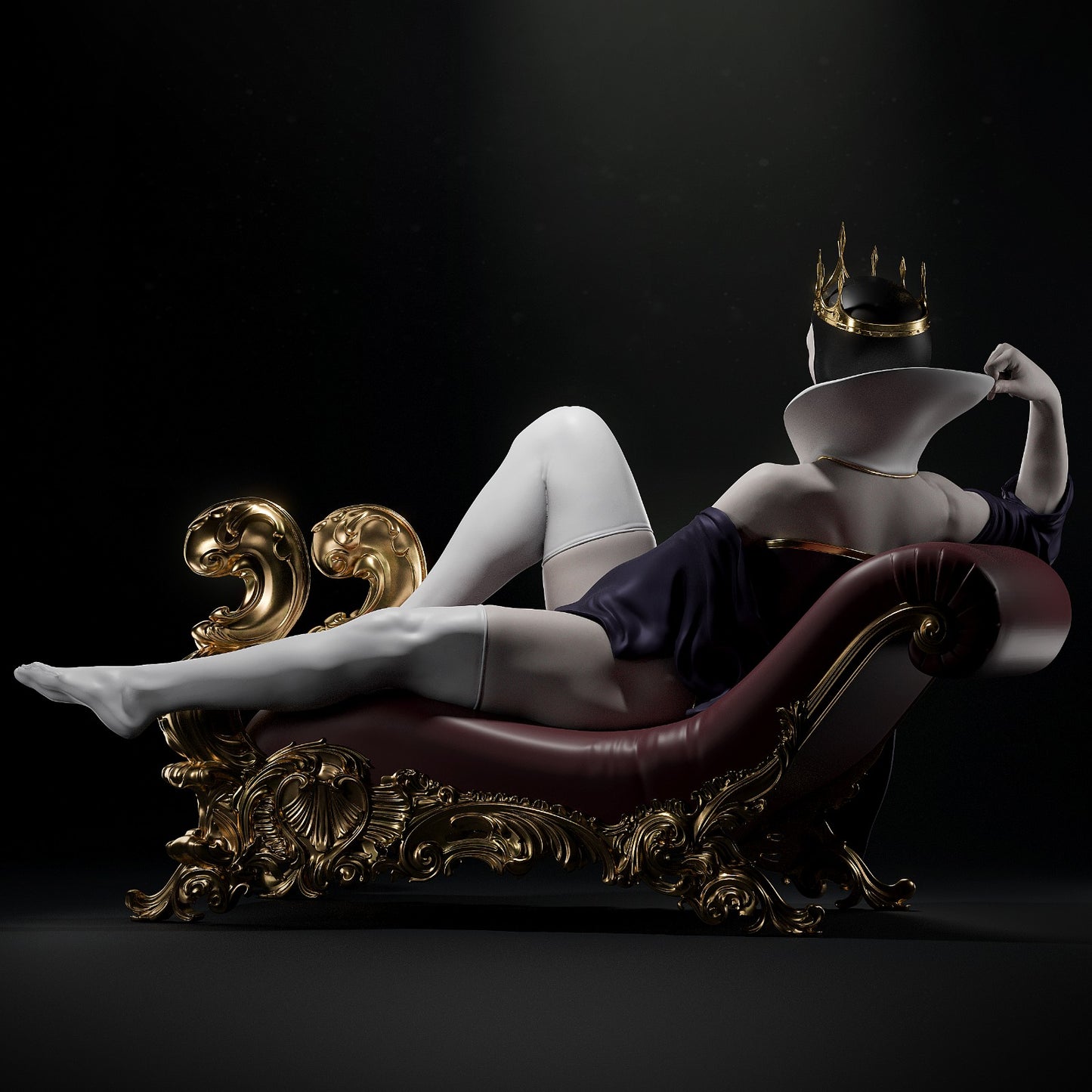 1:12 Evil Queen | 3D Printed Resin Garage Kit Figure | CA 3D Studios