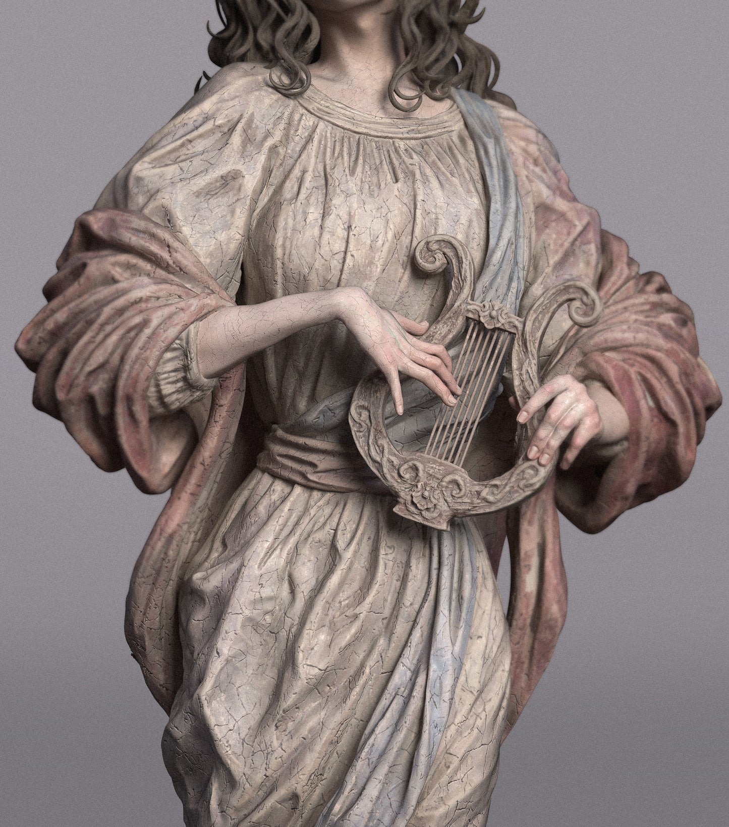 1:12 Muse, Greek Mythology | 3D Printed Resin Garage Kit Figure | CA 3D Studios