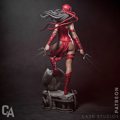 1:12 Scarlet Assassin | 3D Printed Resin Garage Kit Figure | CA 3D Studios