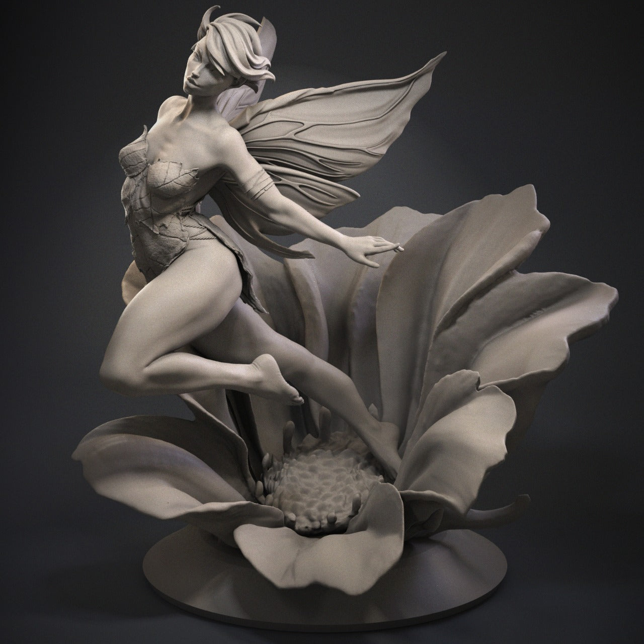 1:12 Feisty Fairy, Tinkerbell | 3D Printed Resin Garage Kit Figure | CA 3D Studios