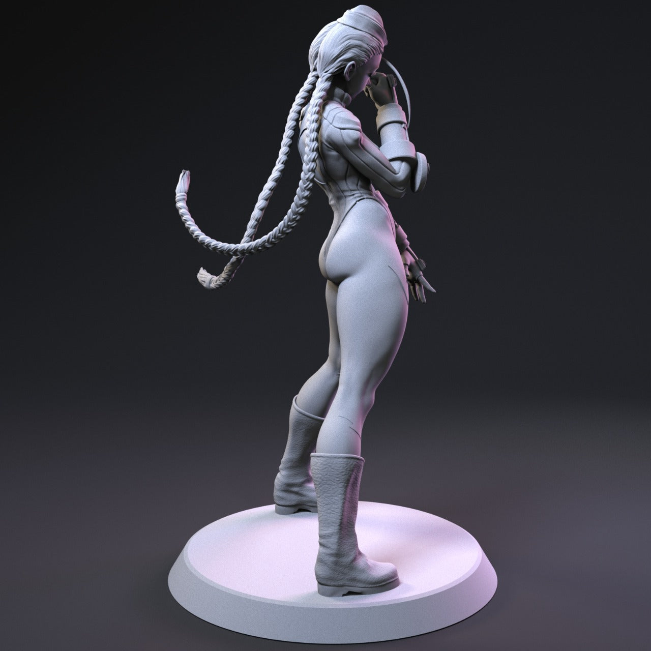 1:12 Close-Combat Fighter | 3D Printed Resin Garage Kit Figure | CA 3D Studios