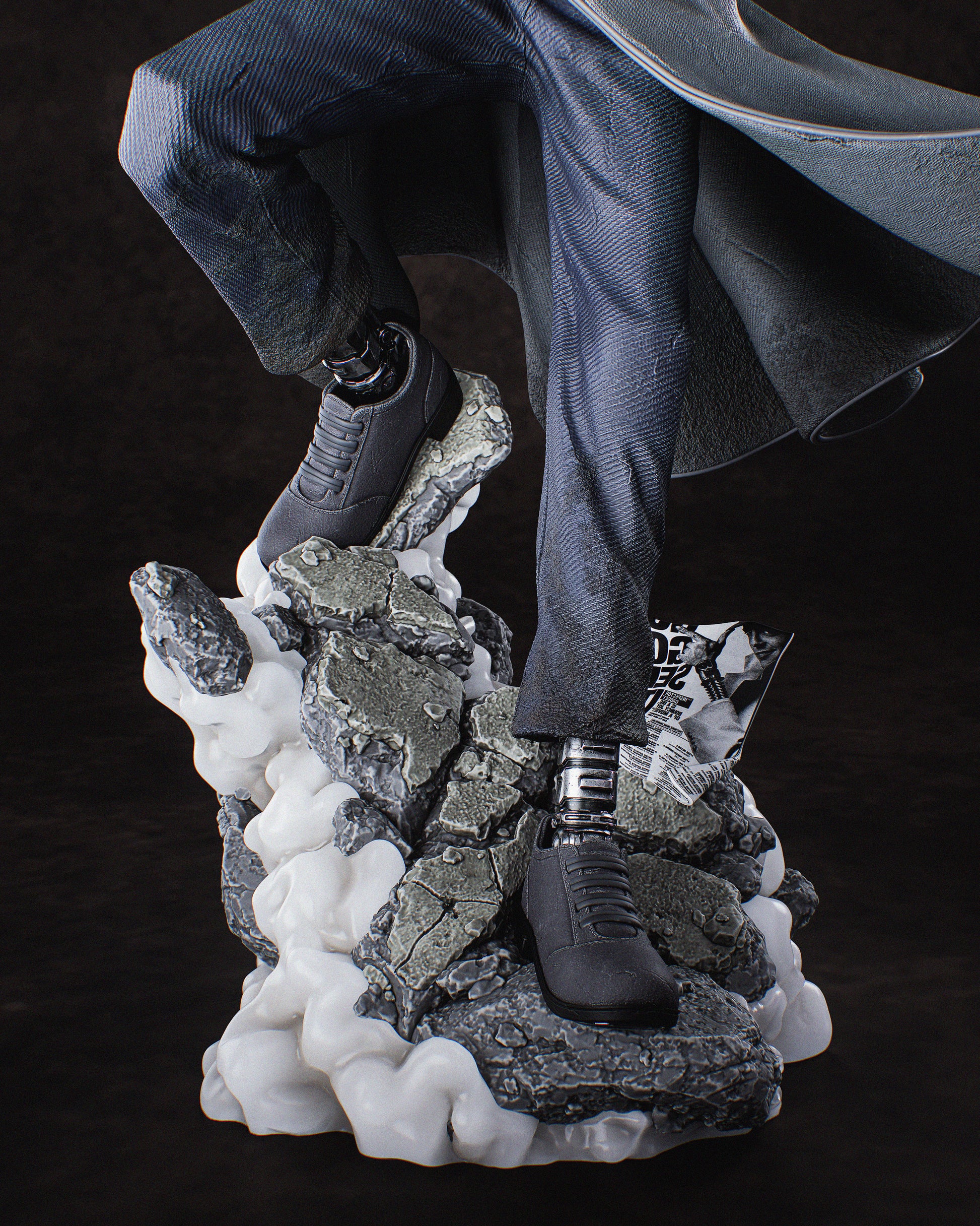 1:12 Go Go Justice | 3D Printed Resin Garage Kit Figure | CA 3D Studios